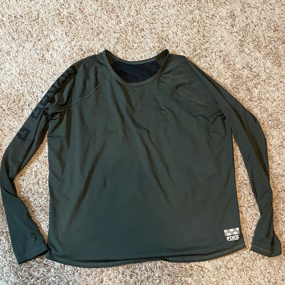 Long sleeve PINK mesh back